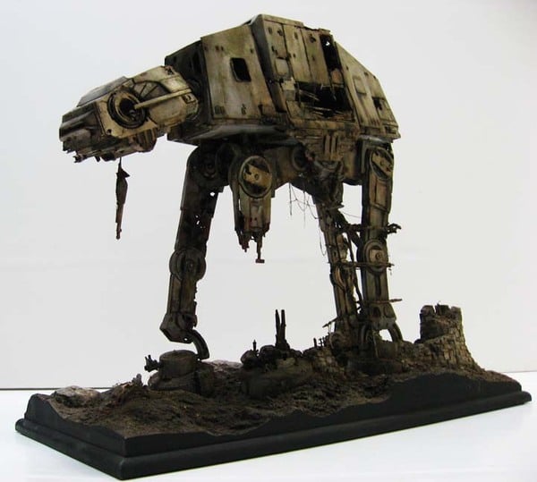 Unreal Deteriorating Star Wars AT-AT Refuge Unreal Deteriorating Star Wars AT-AT Refuge