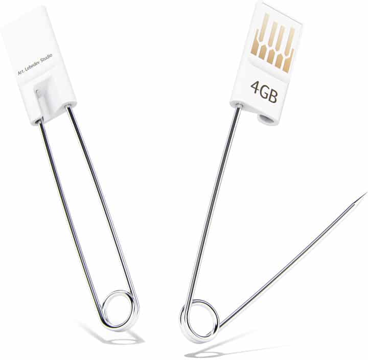 Bulavkus: World’s Smallest USB Flash Safety Drive Bulavkus: World’s Smallest USB Flash Safety Drive