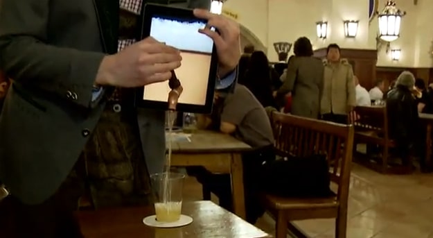 Open Wide… The iPad That Dispenses Beer Open Wide… The iPad That Dispenses Beer