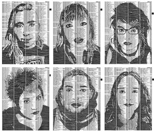 Creative Phone Book Art Is As Easy As A Strikethrough | Bit Rebels