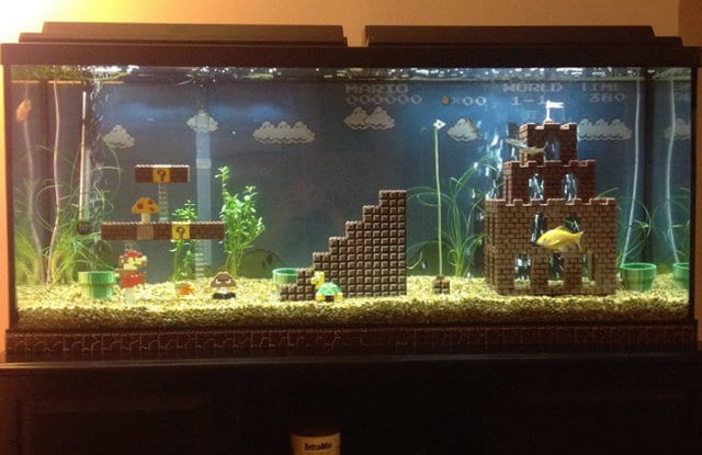 Retrofied Super Mario Lego Aquarium Decorations Retrofied Super Mario Lego Aquarium Decorations