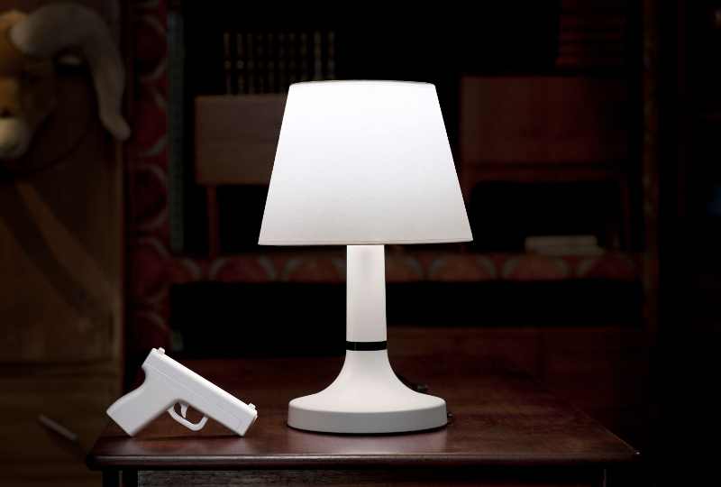 Shoot The Lights On With A Remote Control Gun