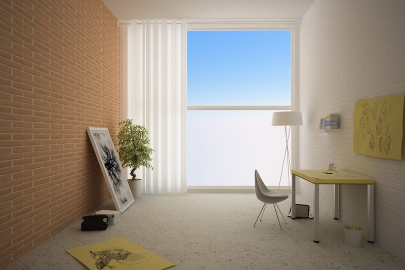 Post-It Topped Table Is Perfect For Forgetful People