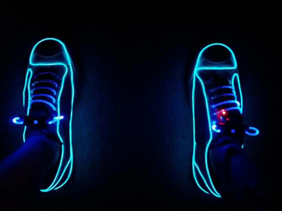 Neon Light Converse Sneakers Neon Light Converse Sneakers