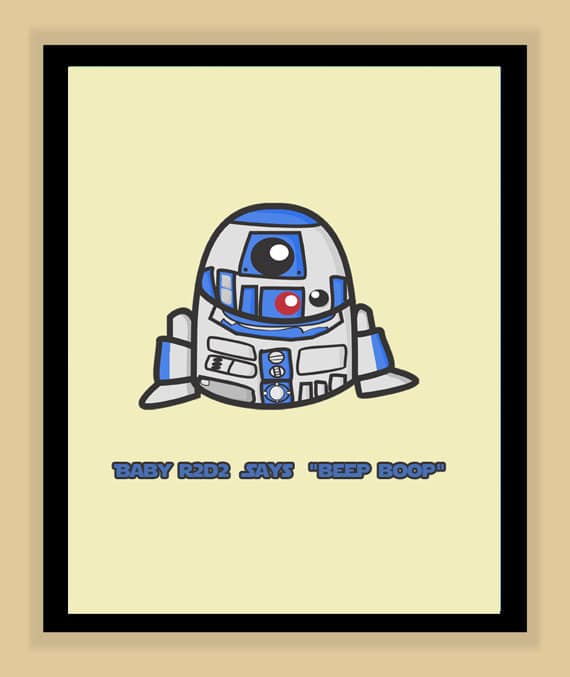 Star Wars Babies Prints For Geek Nurseries Star Wars Babies Prints For Geek Nurseries