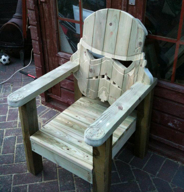 Stormtrooper Lawn Chair: Relax In Style This Summer Stormtrooper Lawn Chair: Relax In Style This Summer