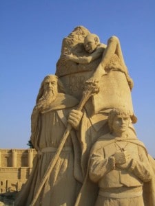 LOTR-Sand-Art-Sculpure