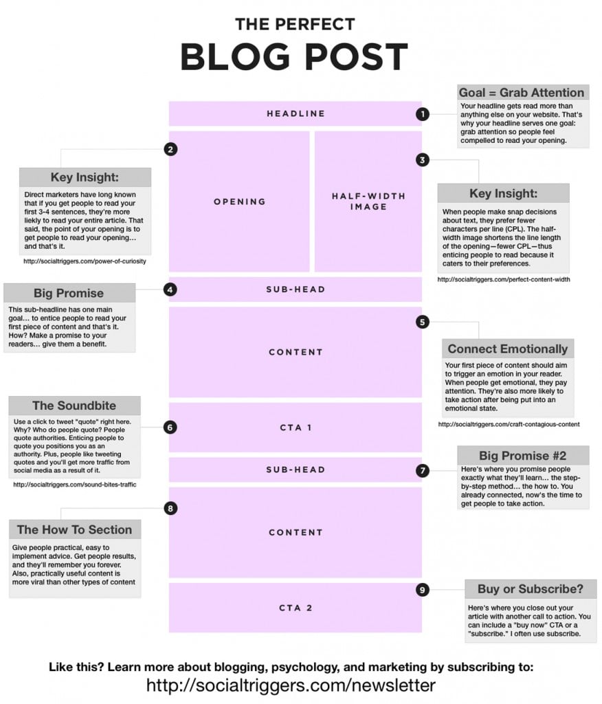 9 Essential Elements of the Perfect Blog Post [Infographic]