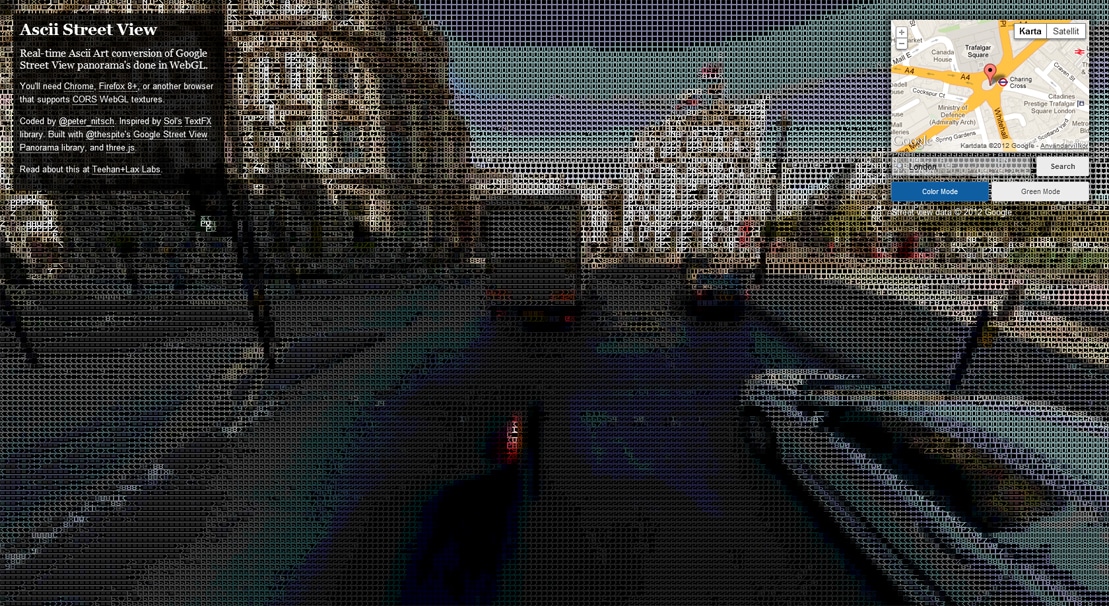 ASCII Street View Adds Retro To Your Google Viewing