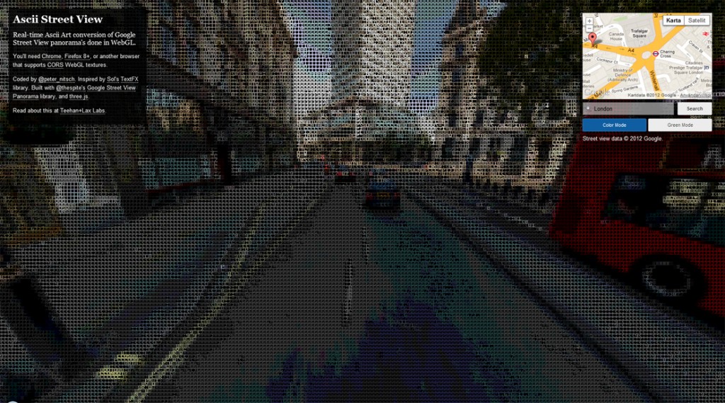ASCII Street View Adds Retro To Your Google Viewing