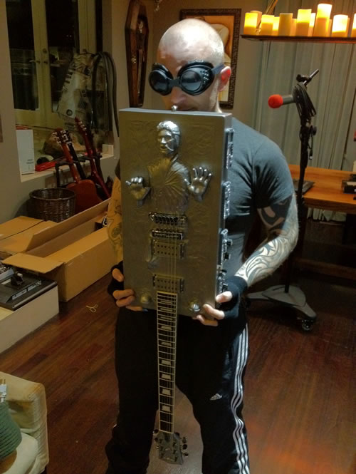 Han Solo In Carbonite Guitar Custom Build