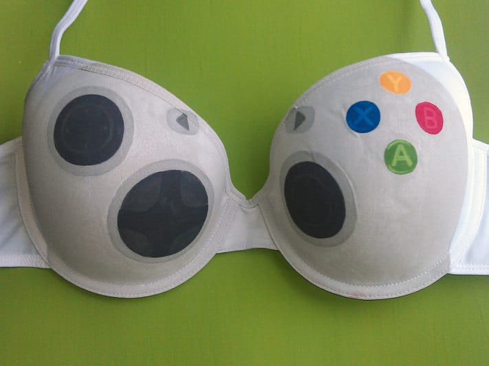 Video Game Controller Bra Spawns Distraction On An Epic Scale Video Game Controller Bra Spawns Distraction On An Epic Scale
