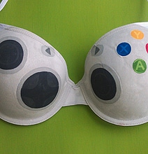 Video Game Controller Bra Spawns Distraction On An Epic Scale