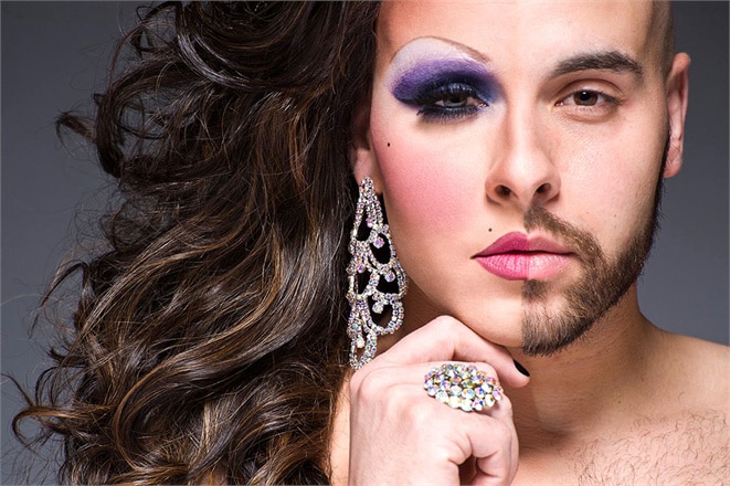 Drag Queens: Men’s Faces As Half Women & Half Men [13 Pics]