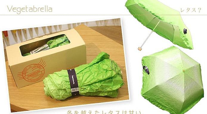 Vegetabrella: The Umbrella Inspired By A Head Of Lettuce