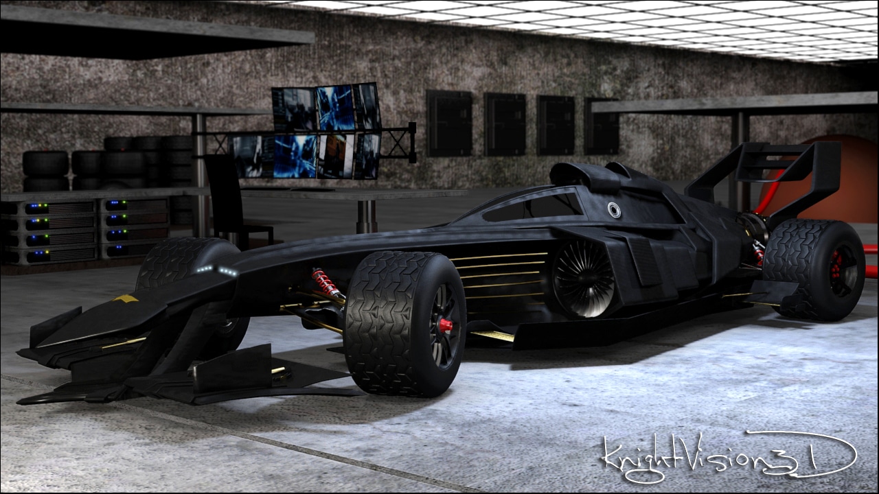 Batman Concept F1 Race Car Will Make You Drool For Speed