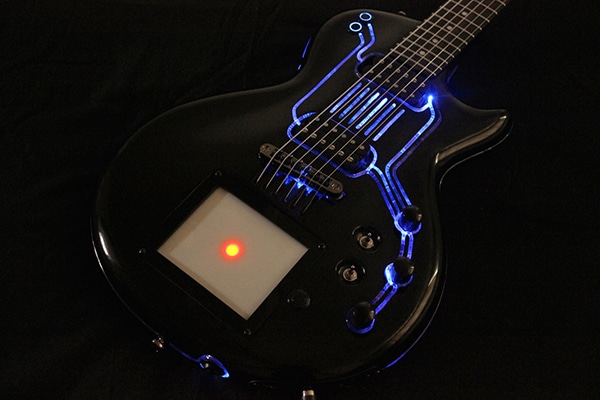 TRON Custom Guitar Build Is A Lightshow In Itself TRON Custom Guitar Build Is A Lightshow In Itself
