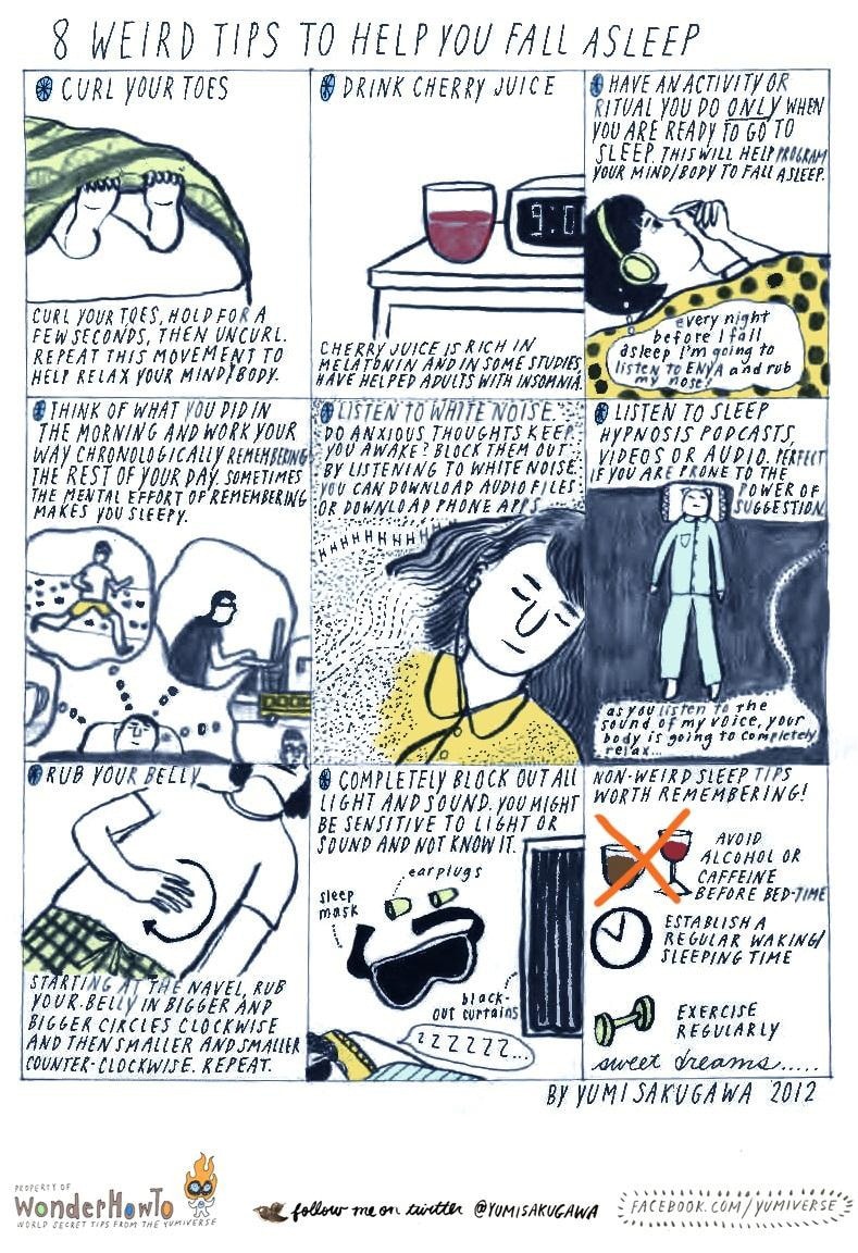 8 Unusual Little Tips & Tricks To Help You Fall Asleep