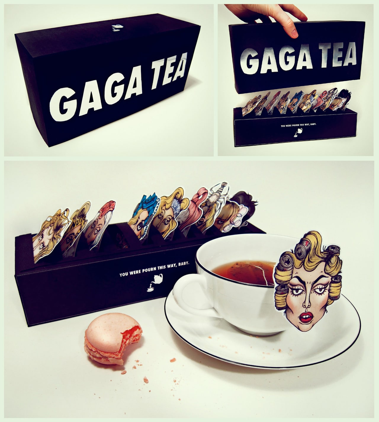 Lady Gaga Tea Bags: Baby You Were Pourn This Way