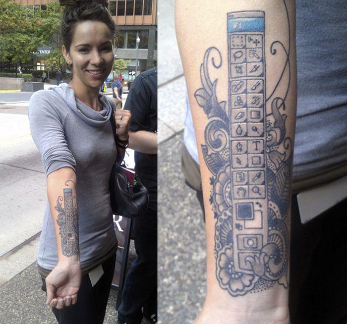 Photoshop Fan Tattoos Toolbar On Arm For Reality Photoshopping Photoshop Fan Tattoos Toolbar On Arm For Reality Photoshopping