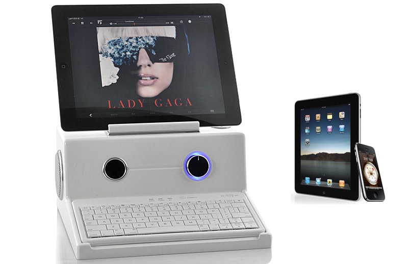 Retro Desktop Main Station iPad & iPhone Dock Feels So ’80s