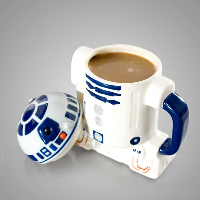 Star Wars R2-D2 Coffee Mug With Lid For The Caffeinated Geek