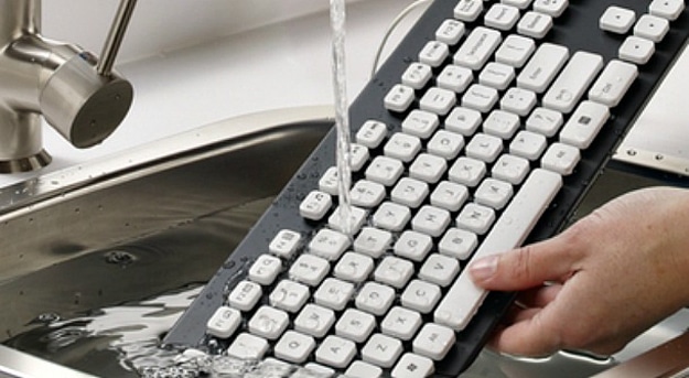 For Clumsy People: A Goof-Proof, Spill-Proof, Washable Keyboard For Clumsy People: A Goof-Proof, Spill-Proof, Washable Keyboard