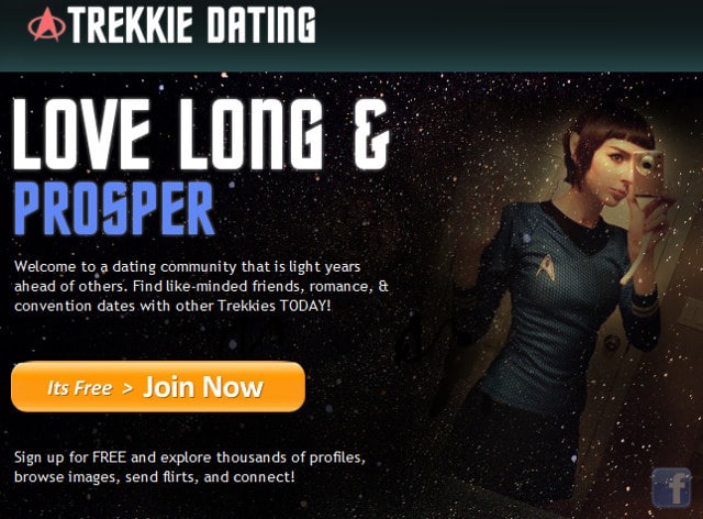 Trekkies Rejoice: Now There’s An Online Dating Site Just For You Trekkies Rejoice: Now There’s An Online Dating Site Just For You