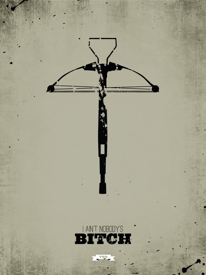 Minimalist Art: The Walking Dead Gets The Minimalist Treatment