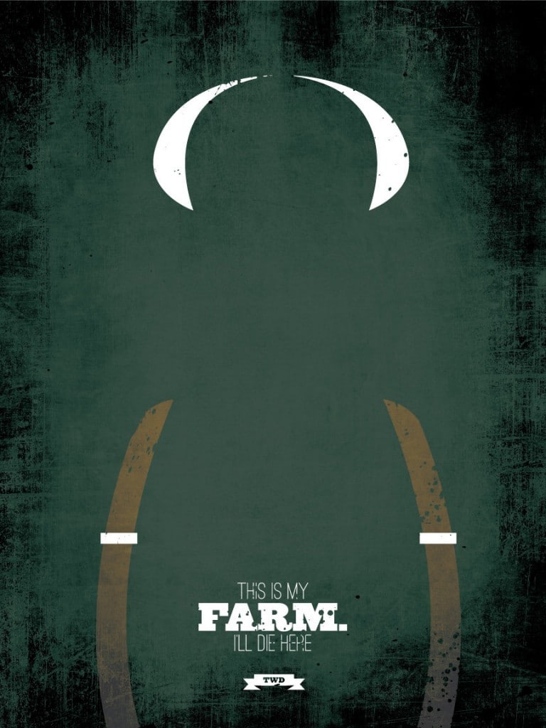 Minimalist Art: The Walking Dead Gets The Minimalist Treatment