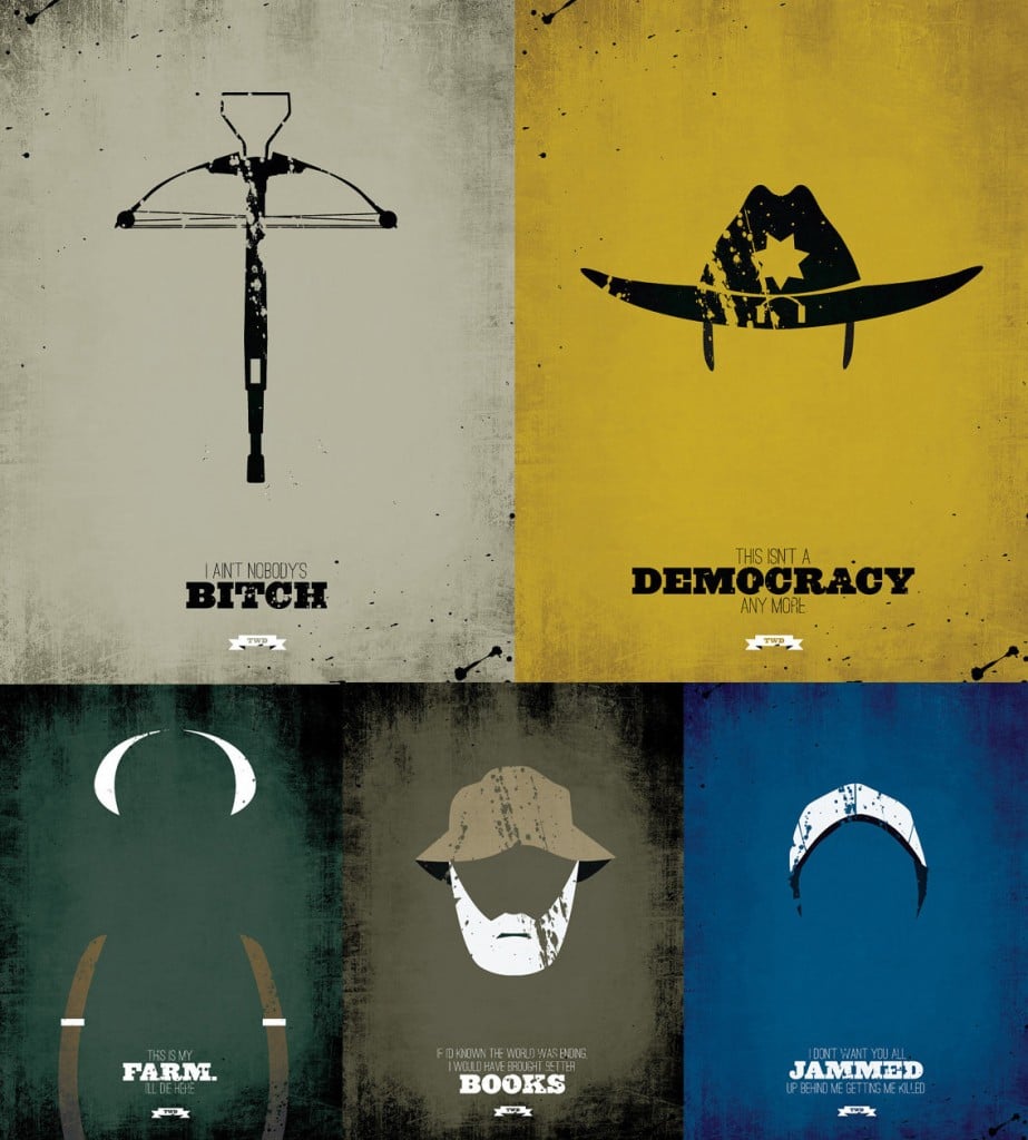 Minimalist Art: The Walking Dead Gets The Minimalist Treatment