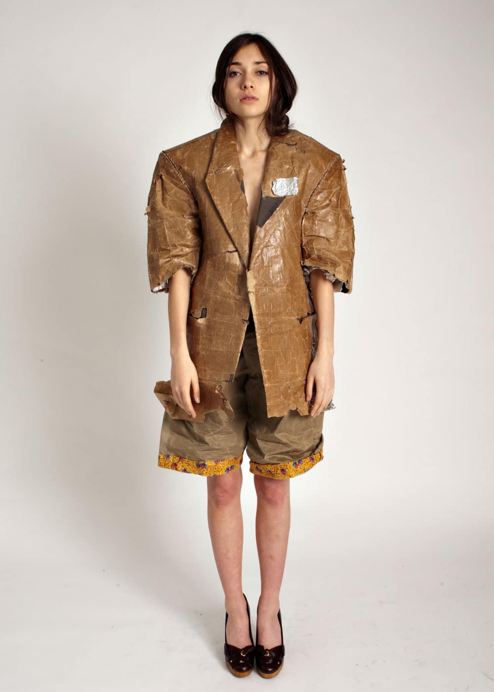 Paper Bag Jacket For The Environmentally Aware