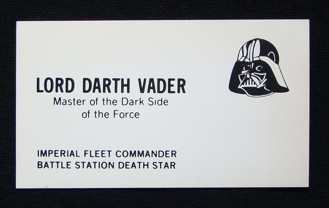 If Star Wars Characters Had Business Cards, They’d Look Like This If Star Wars Characters Had Business Cards, They’d Look Like This