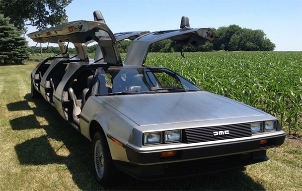 DeLorean Car Turned Into A Luxurious Limousine