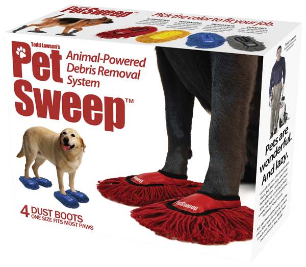 Pet Sweep: Let Your Dog Or Cat Do The Floor Sweeping Pet Sweep: Let Your Dog Or Cat Do The Floor Sweeping