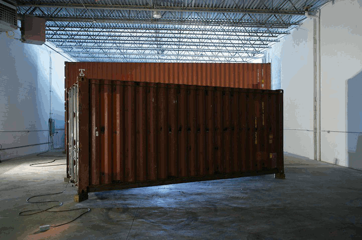 The Push-Button Pop-Up Elegant House Inside A Shipping Crate