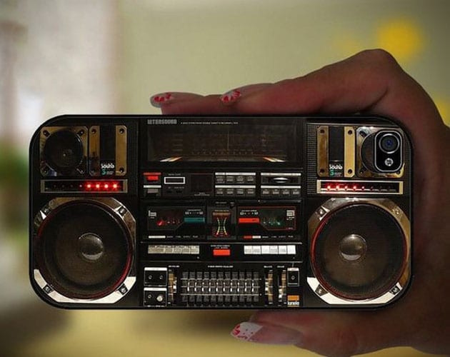 Impressively Intricate Boombox Retro Case For The iPhone 5 Impressively Intricate Boombox Retro Case For The iPhone 5