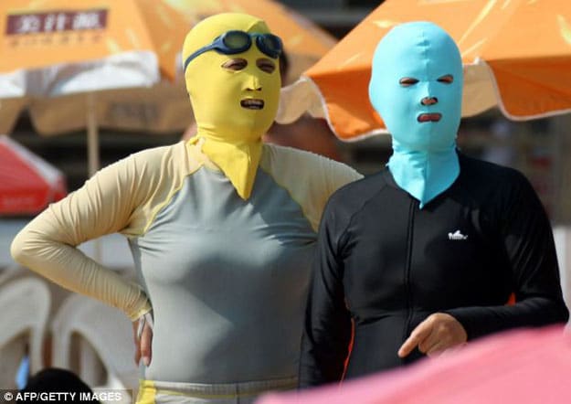 Face-Kini: The Outrageous Face Bikini That Looks Like A Ski Mask Face-Kini: The Outrageous Face Bikini That Looks Like A Ski Mask