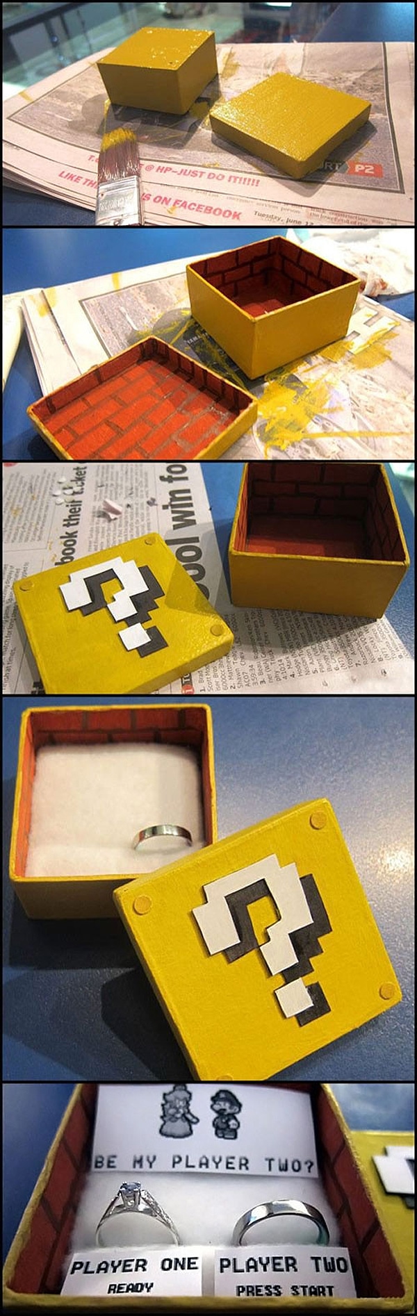 Be My Player Two: The Geeky Super Mario Marriage Proposal Be My Player Two: The Geeky Super Mario Marriage Proposal