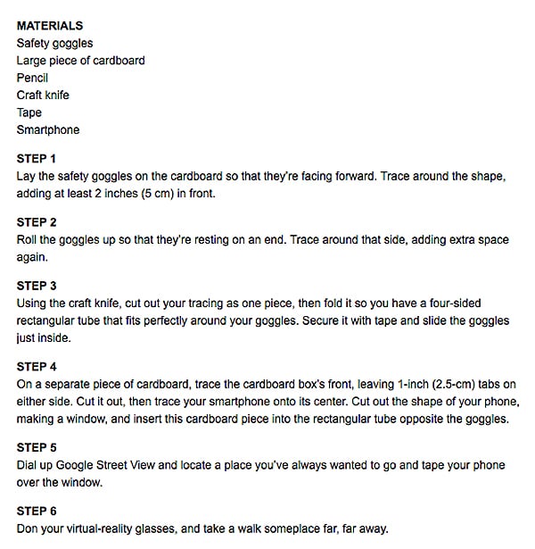 How To: Make Your Own Virtual Reality Glasses With Your Smartphone How To: Make Your Own Virtual Reality Glasses With Your Smartphone