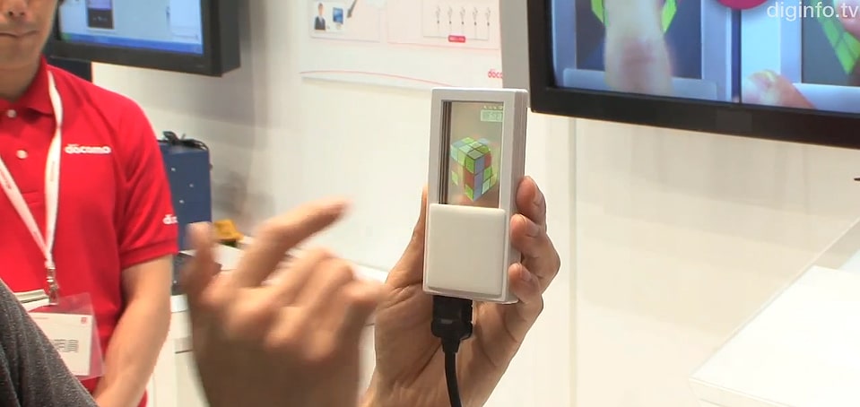 Double-Sided Transparent Smartphone Presented By Docomo