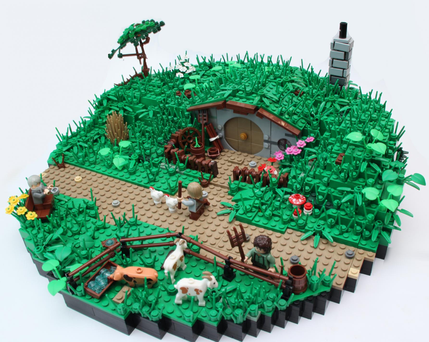 Hobbit Hole LEGO Build Goes Far Beyond The Realm Of The Block Hobbit Hole LEGO Build Goes Far Beyond The Realm Of The Block