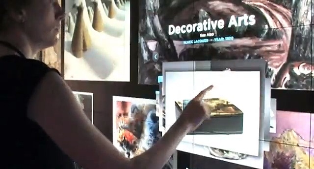 40 Foot Touchscreen Gallery Helps Visitors Find New Artwork