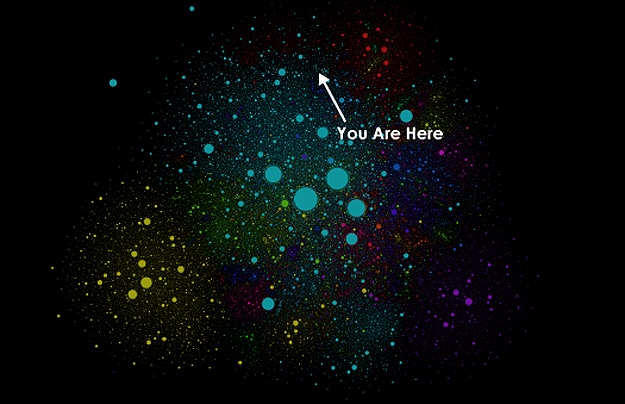 Find Your Website On The Interactive Map Of The Internet Universe