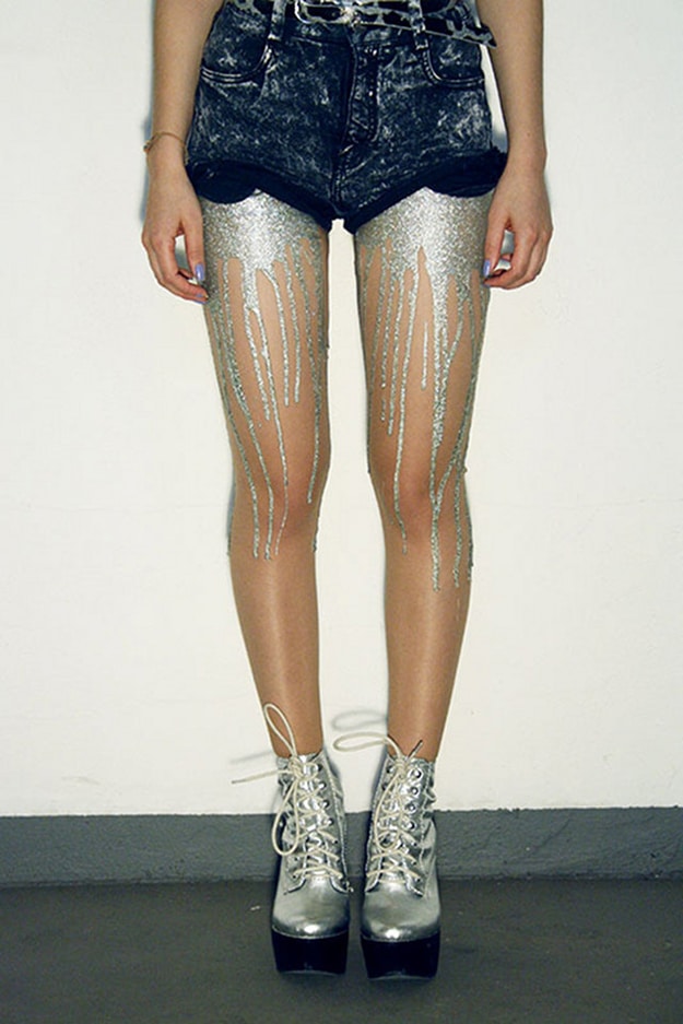 Wear Melting Tights & Let The Paint Drip Down Your Legs