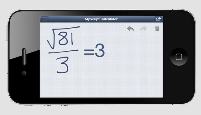 Calculator iPhone App Lets You Use Your Handwriting Instead Of Typing Calculator iPhone App Lets You Use Your Handwriting Instead Of Typing