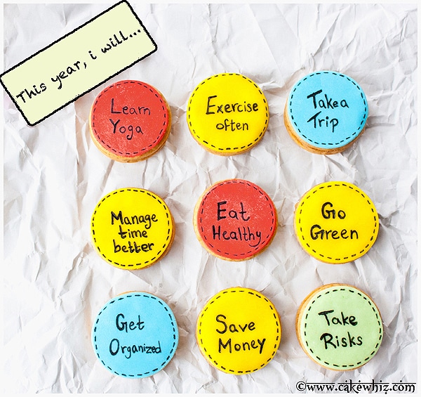 That’s One Way To Remember Them…New Year Resolutions Cookies That’s One Way To Remember Them…New Year Resolutions Cookies