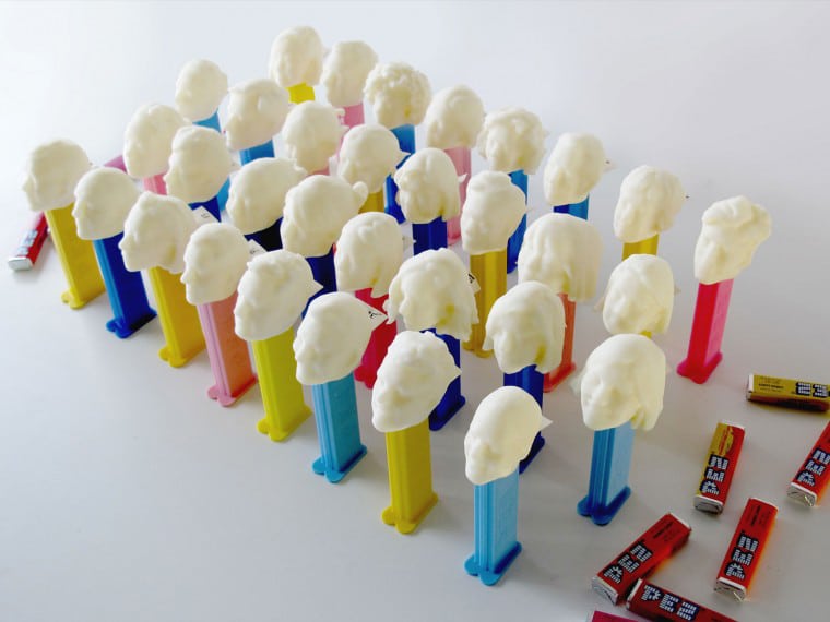 Personalized 3D Printed Pez Dispenser Featuring Your Own Head Personalized 3D Printed Pez Dispenser Featuring Your Own Head