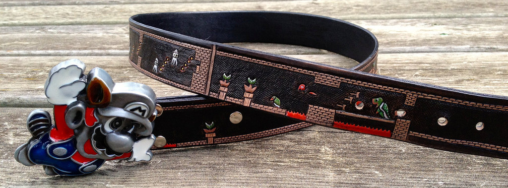 Retro Super Mario Belt Wraps An Entire Level Around Your Waist Retro Super Mario Belt Wraps An Entire Level Around Your Waist