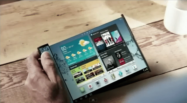 Flexible Display Gadget Yuom Showcased At CES 2013 Flexible Display Gadget Yuom Showcased At CES 2013